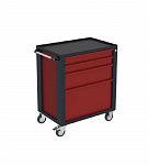 Тележка инструментальная WELLMET ТЗИ-4Pro